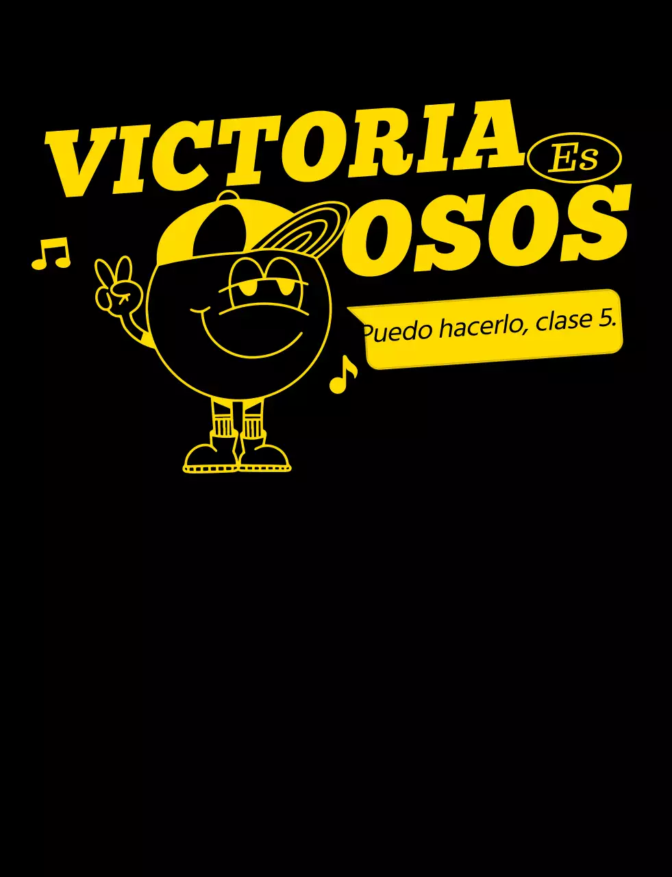 Hip línea ilustración espalda número concepto escuela grupo camiseta en amarillo