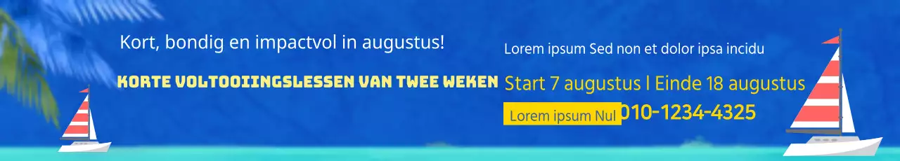 Korte voltooiingslessen van twee weken