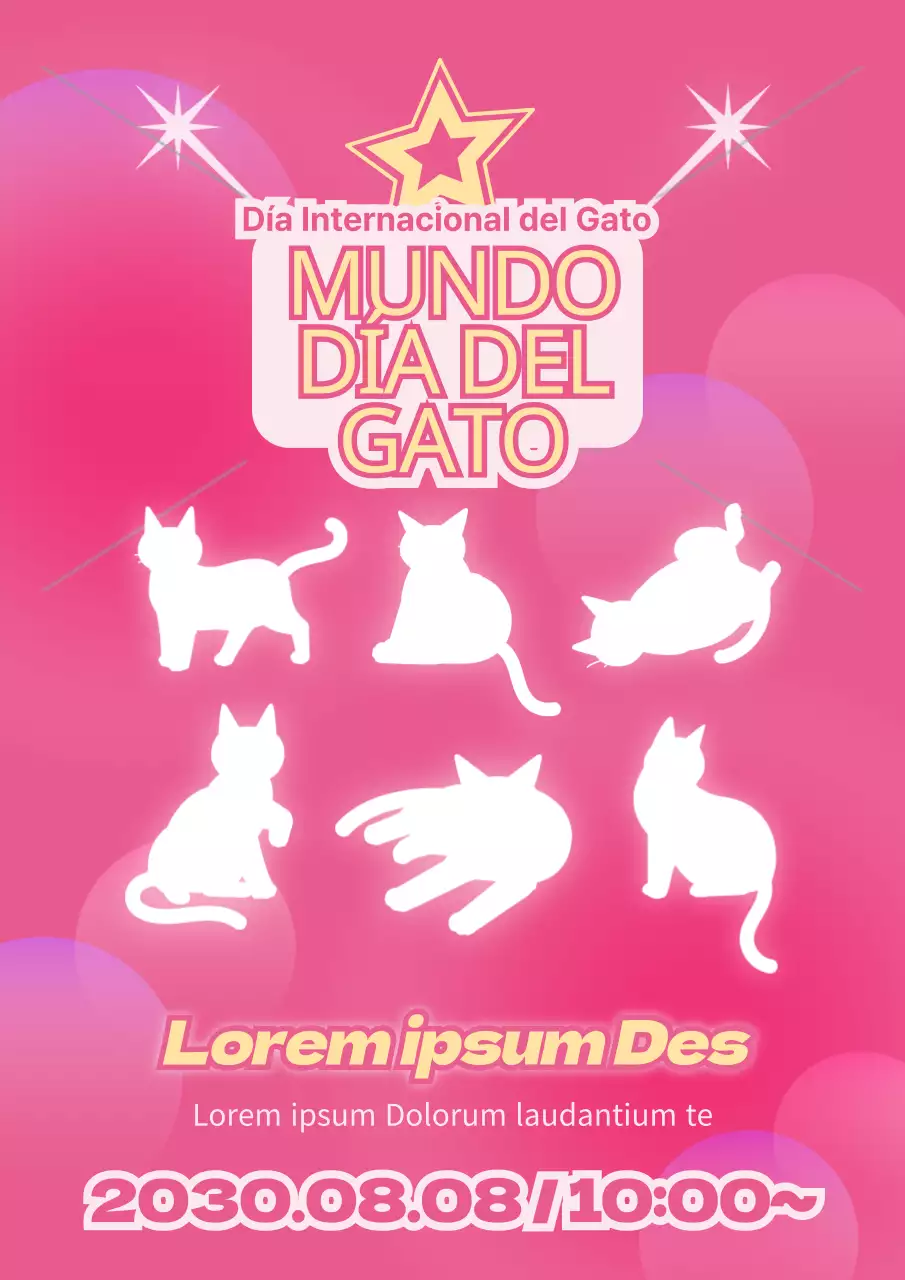 Lo que le espera en el Día del Gato con un toque de rosa