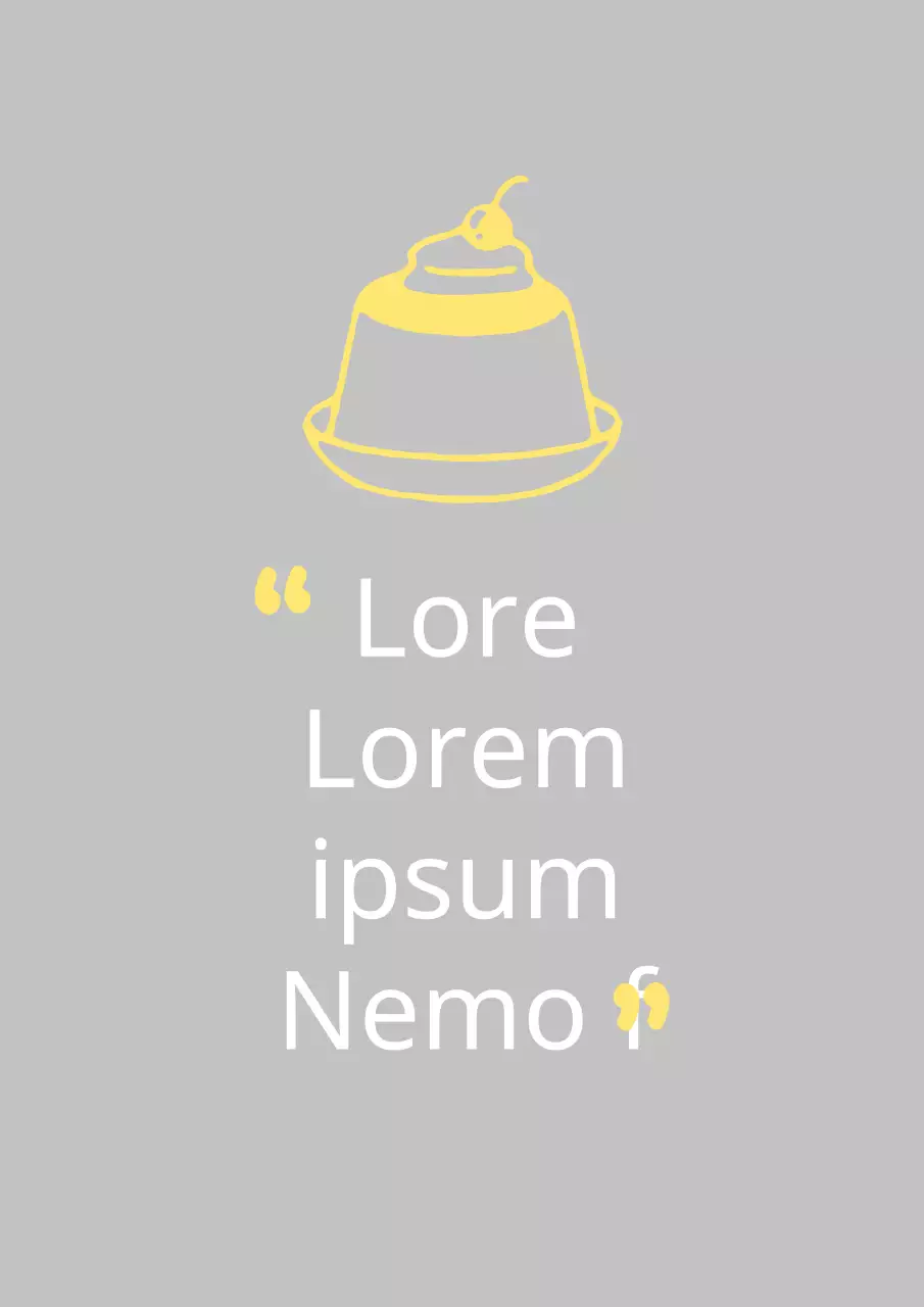 Dekorieren Sie Ihr Pudding-Café mit niedlichen Illustrationen