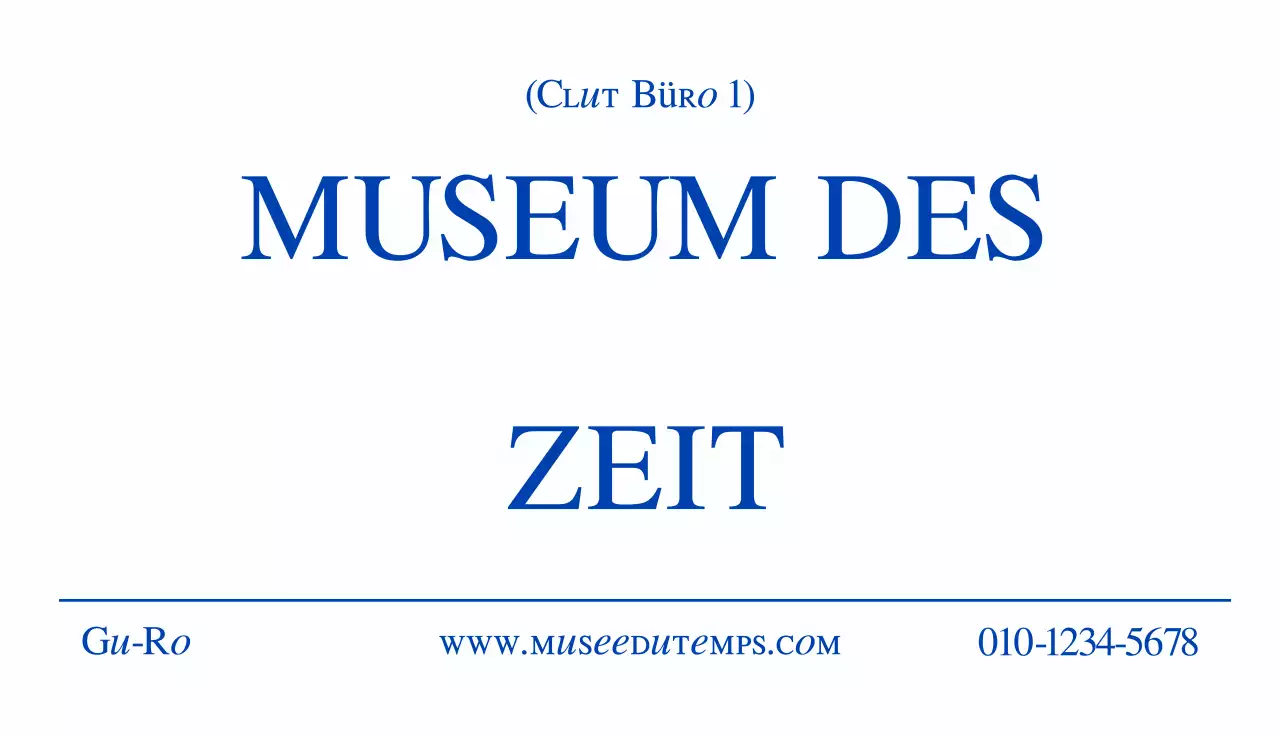 Emotionaler Visitenkartenstil mit dunkelblauem Farbschema