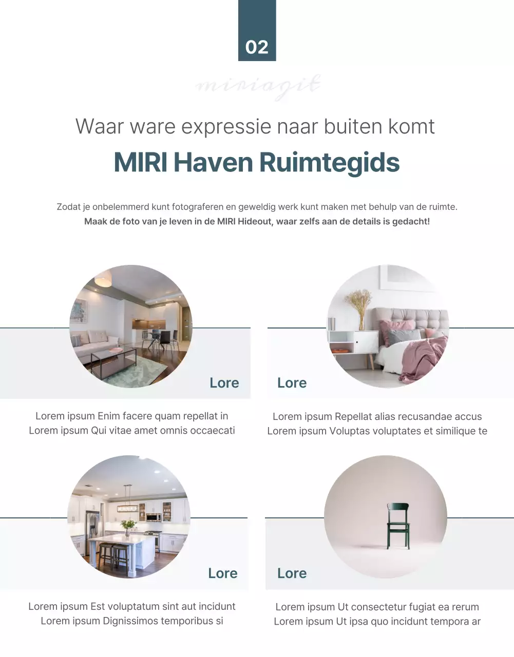 Turquoise selfie studio detail pagina