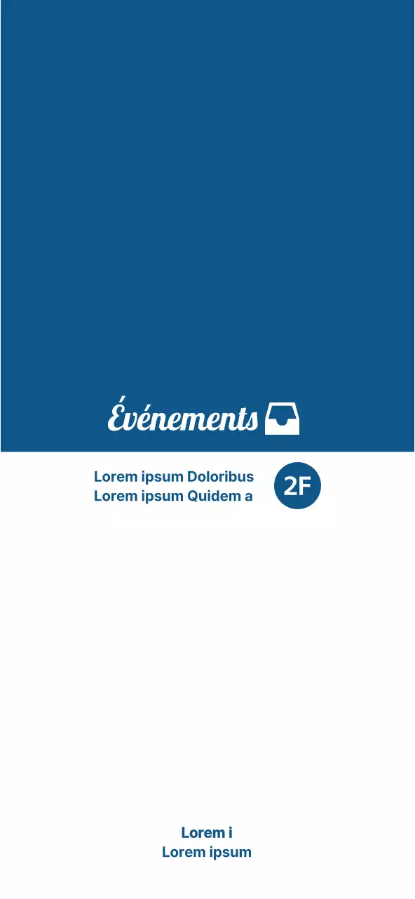 Une simple mise en page Instagram en bleu et blanc Un menu de restaurant en bleu et blanc