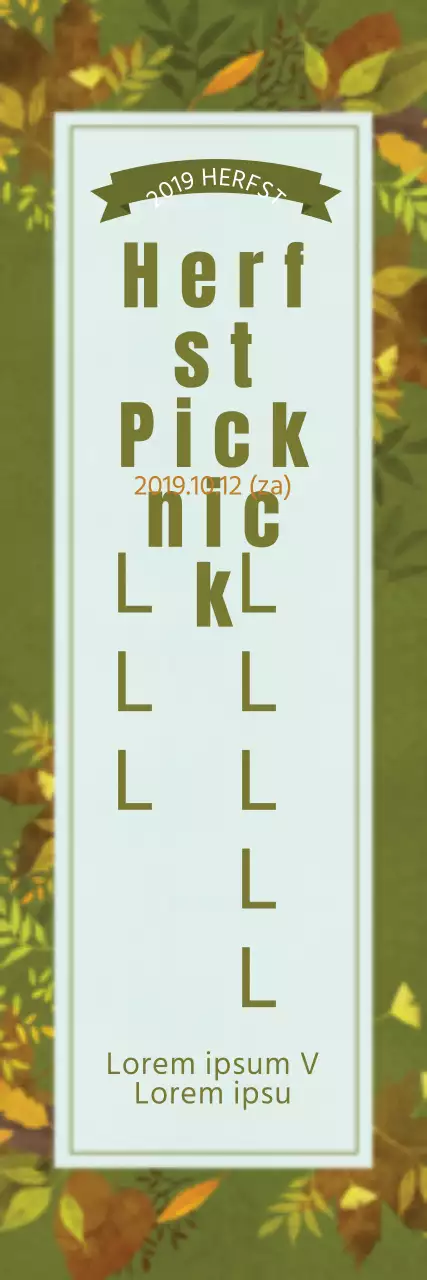 Herfstpicknick_Serial Banner