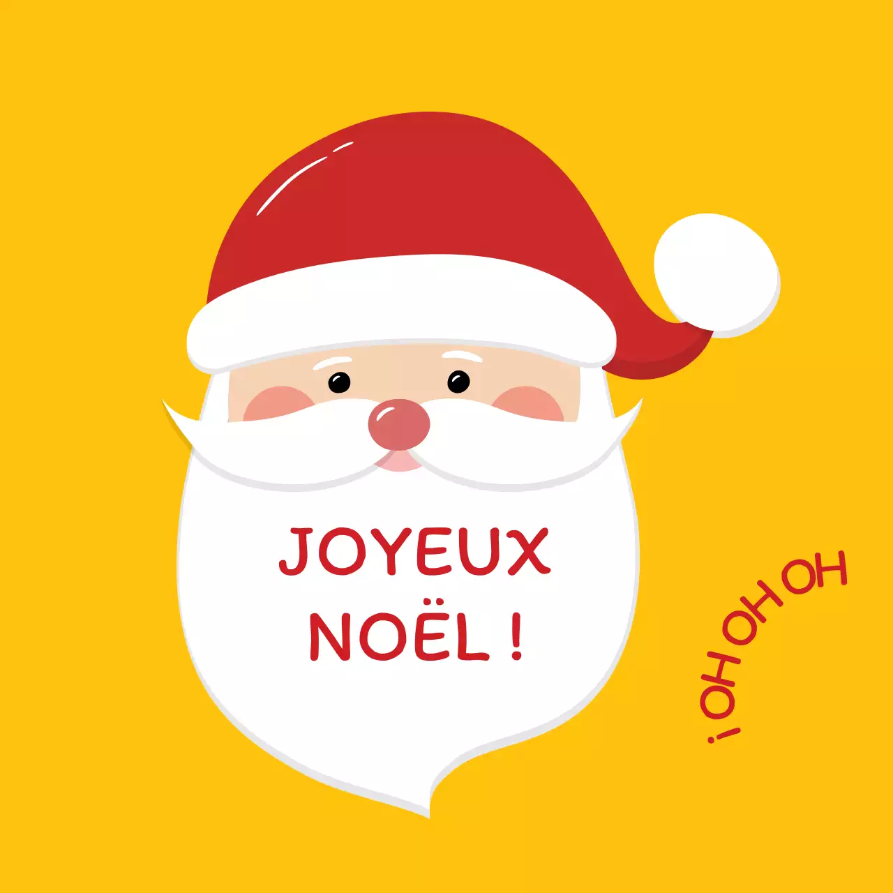 Etiquettes de Noël mignonnes avec illustrations jaunes