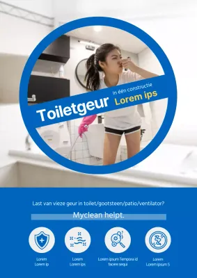 Flyer voor toiletgeurverwijderaars