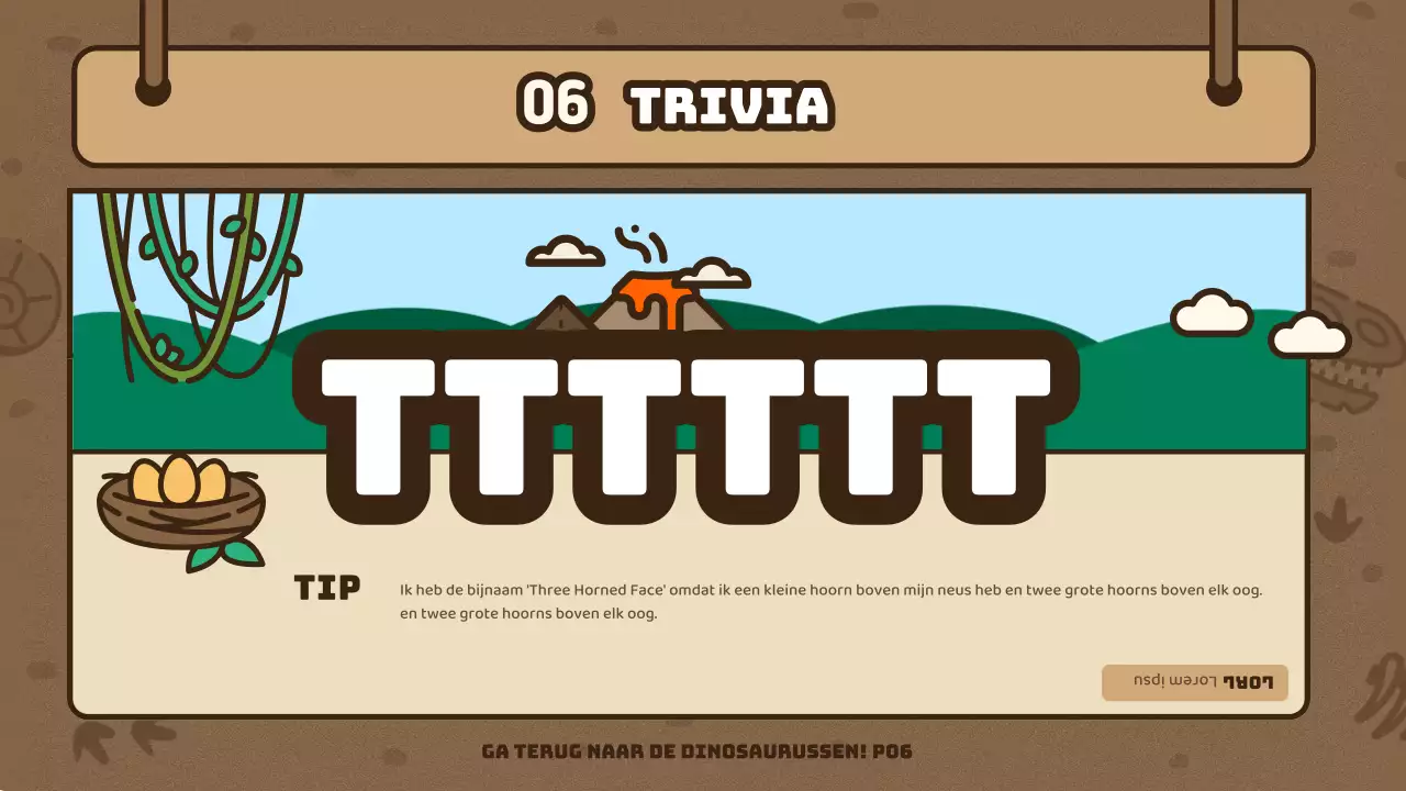 Bruin Onderzoeksteam Concept Leuke Dinosaurus Illustratie Wetenschap Tijd