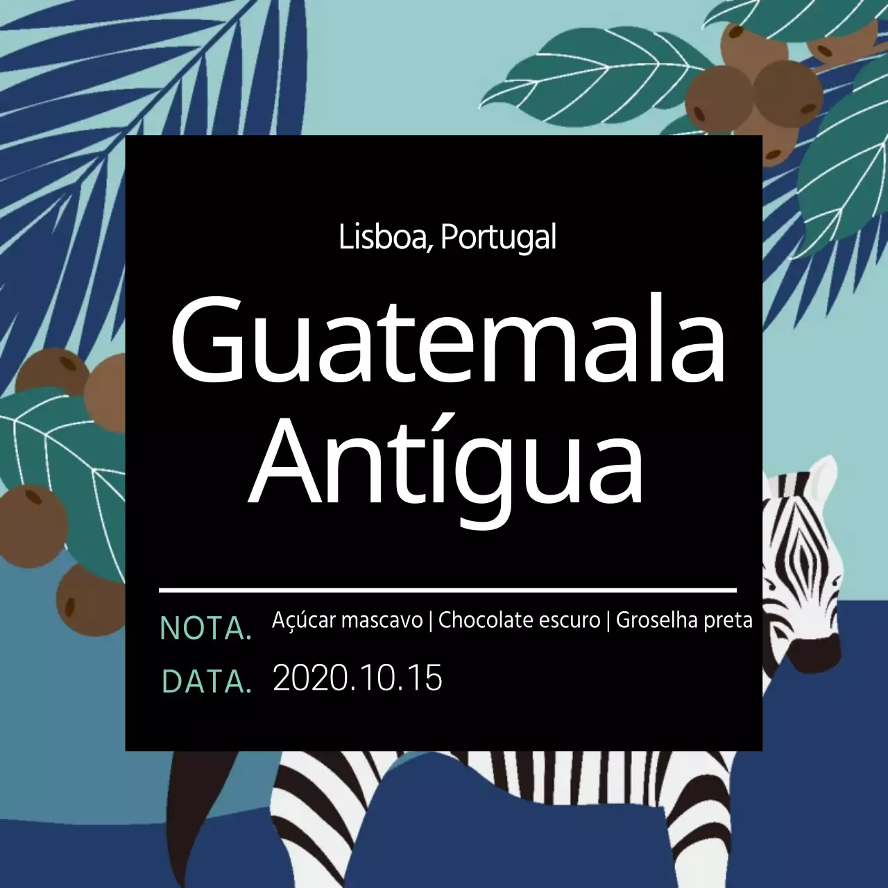 Rótulos de grãos de café