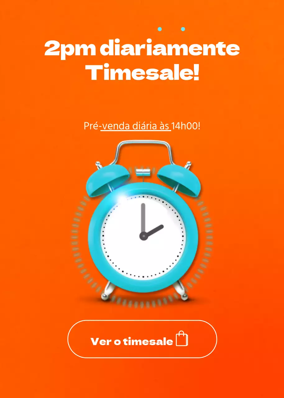 Timesale todos os dias às 14h00!