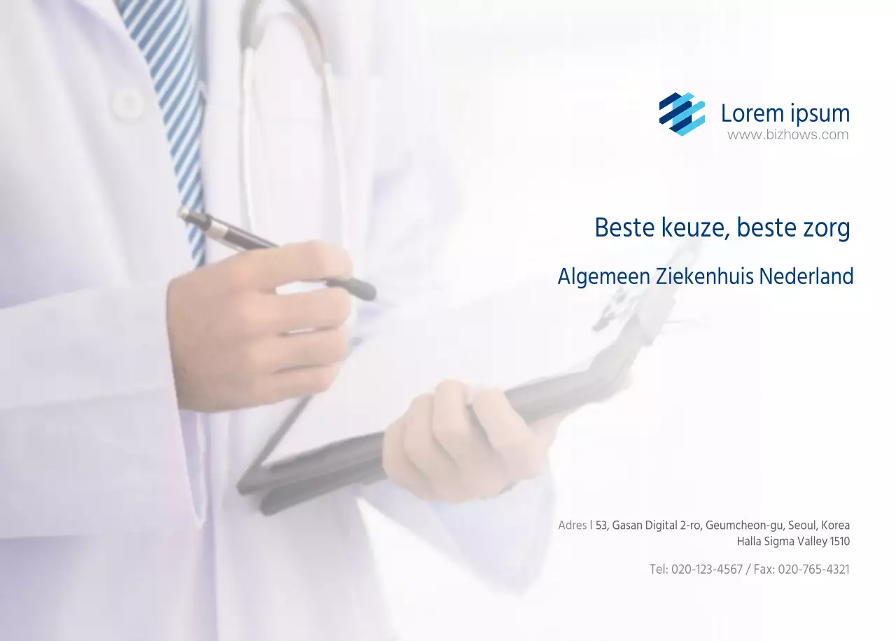 Marine Wit Eenvoudig Ziekenhuis