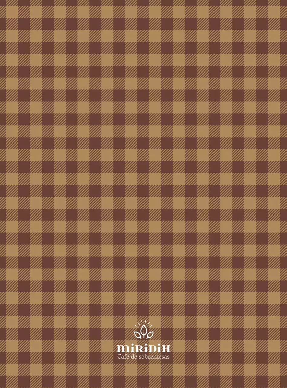 Promover um menu simples de café branco e castanho