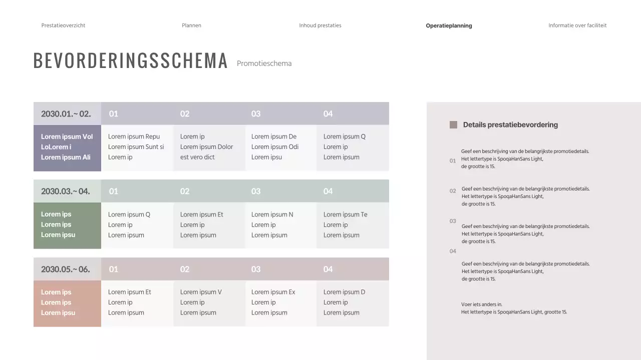 Een programma voor een pianorecital in rustgevende paarse pasteltinten.