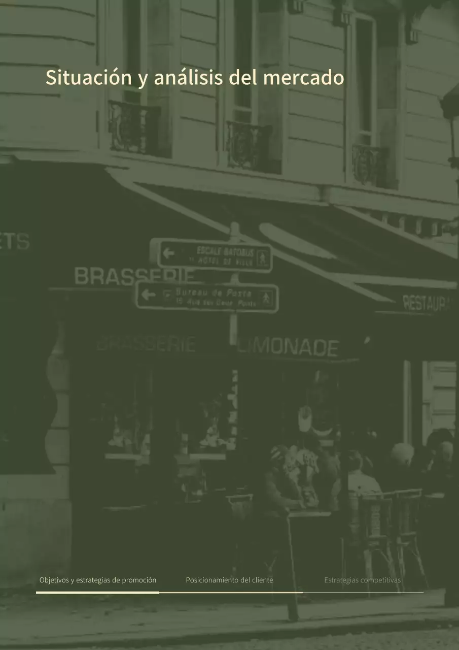 Plan de negocio de concepto diagonal simple en verde