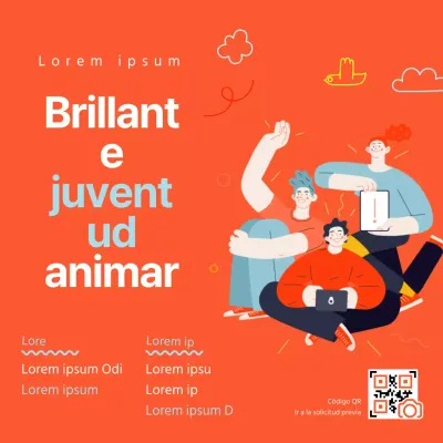 Naranja y burbujeante, contenido de tertulias en persona