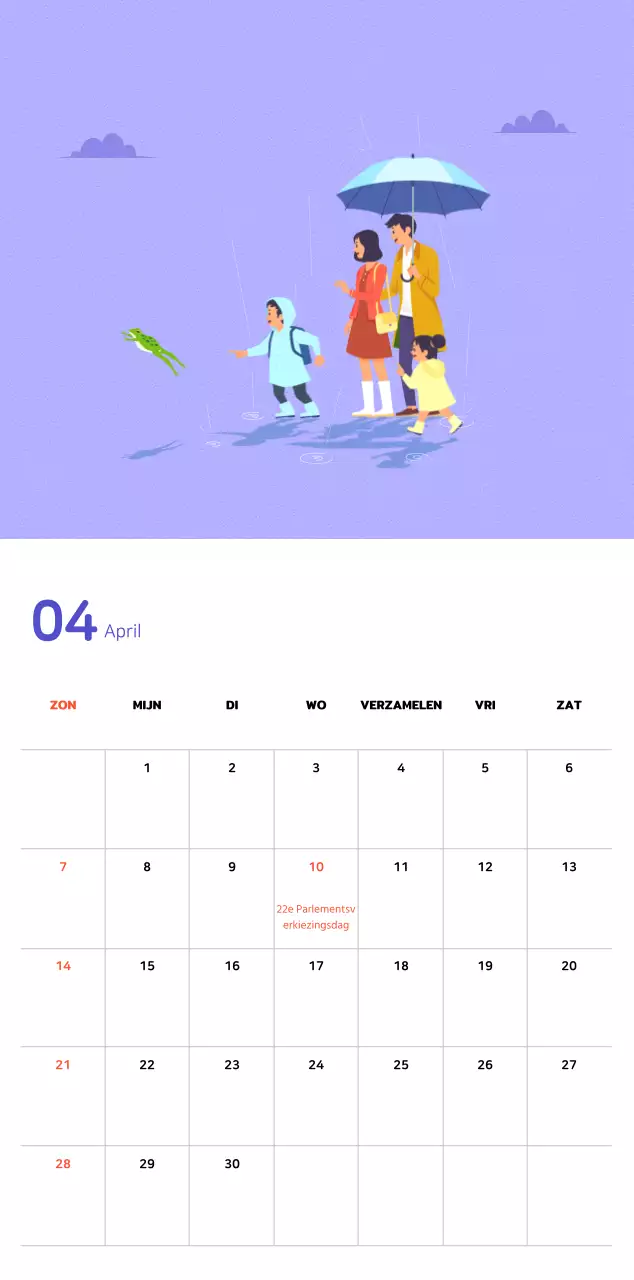 Warm familieconcept in pastelkleuren