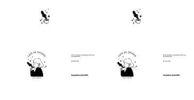 Para información y promoción de cafeterías con un café emocional y un estilo de ilustración de personajes