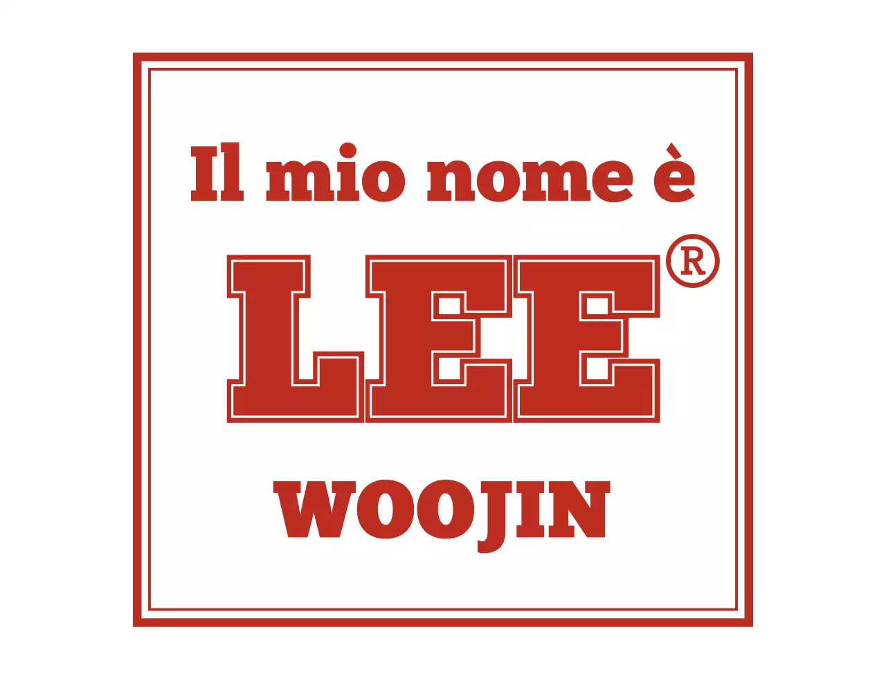 Maglietta di gruppo di concezione semplice e alla moda in rosso e bianco