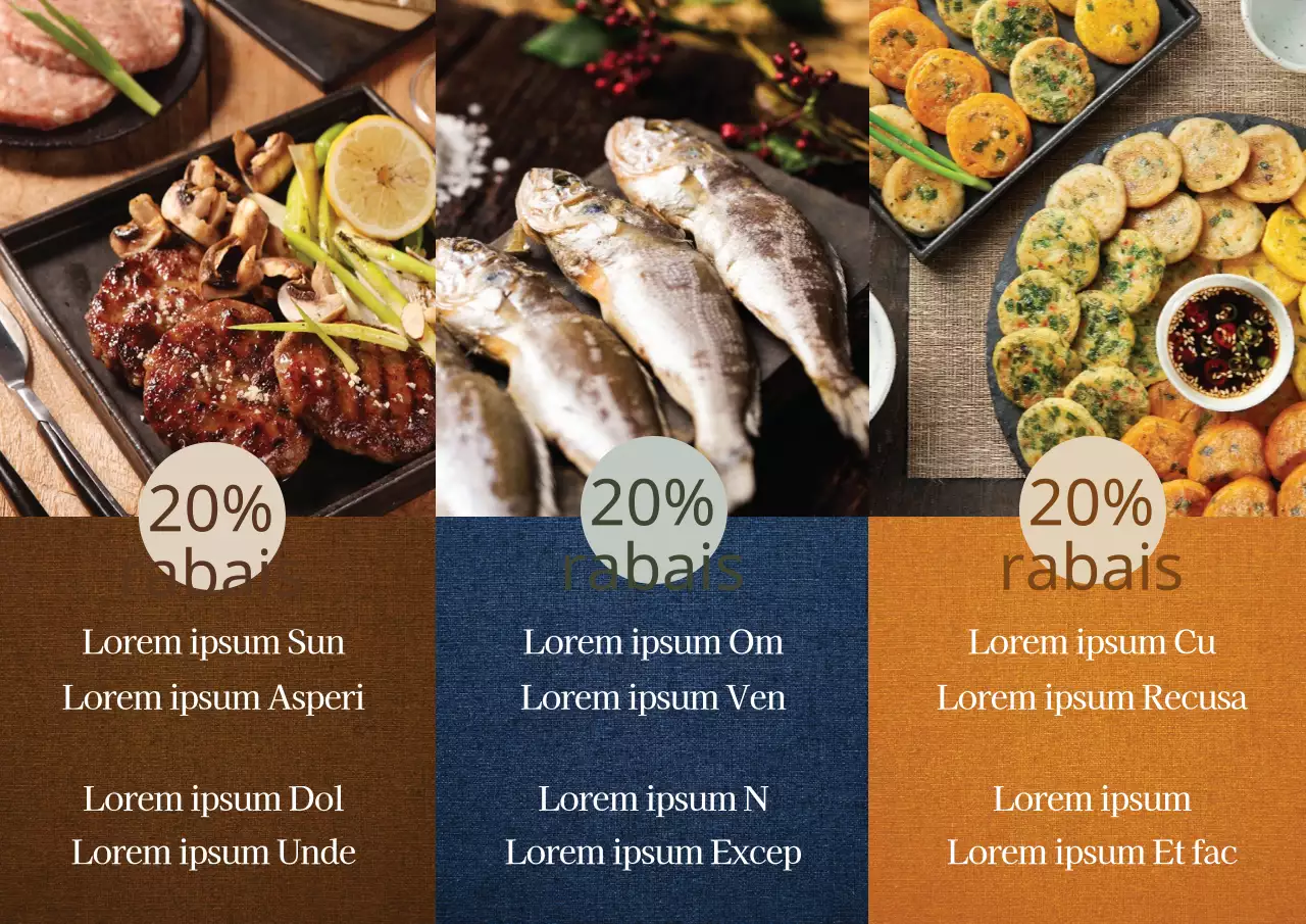 Nourriture de vacances