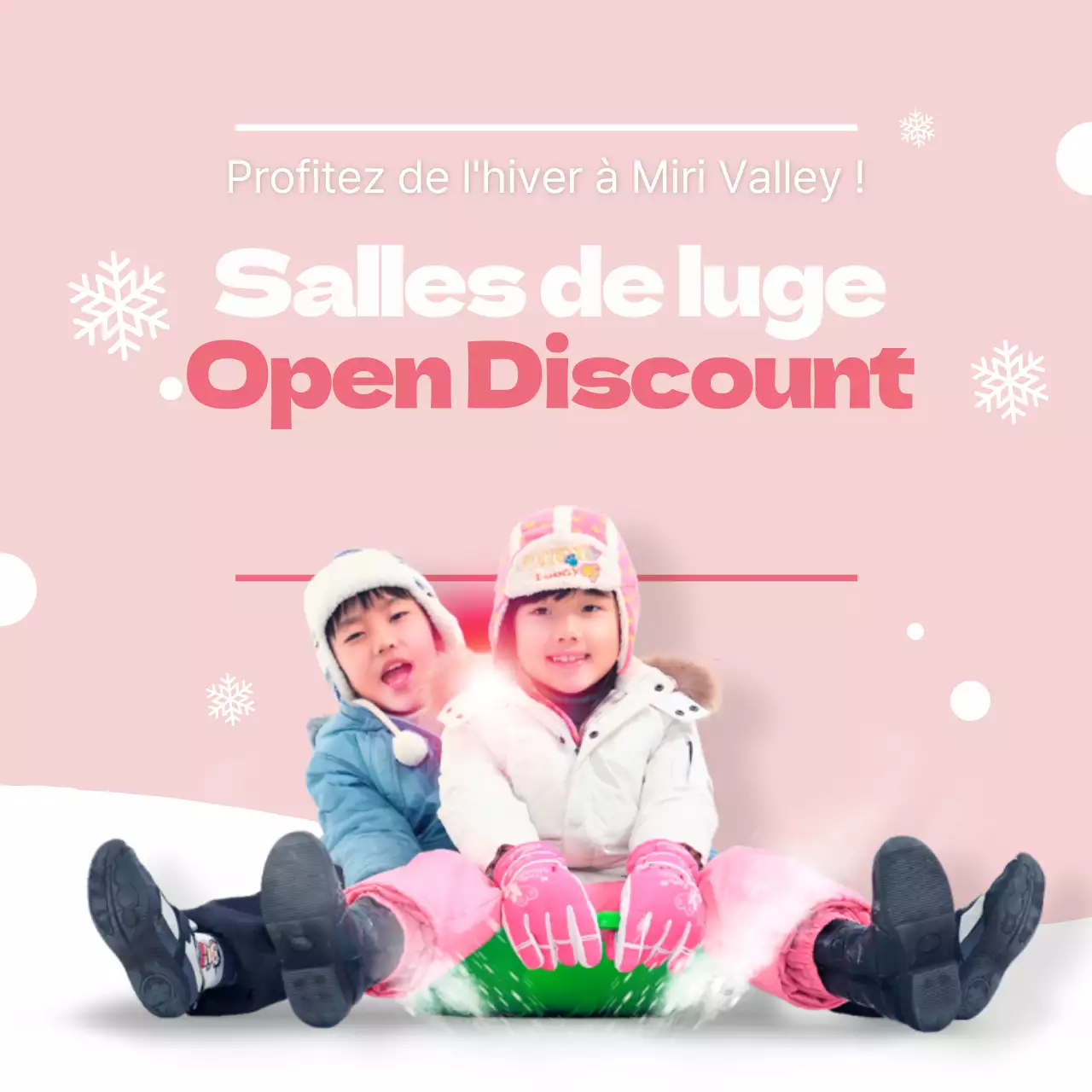 Réductions pour le snowboard