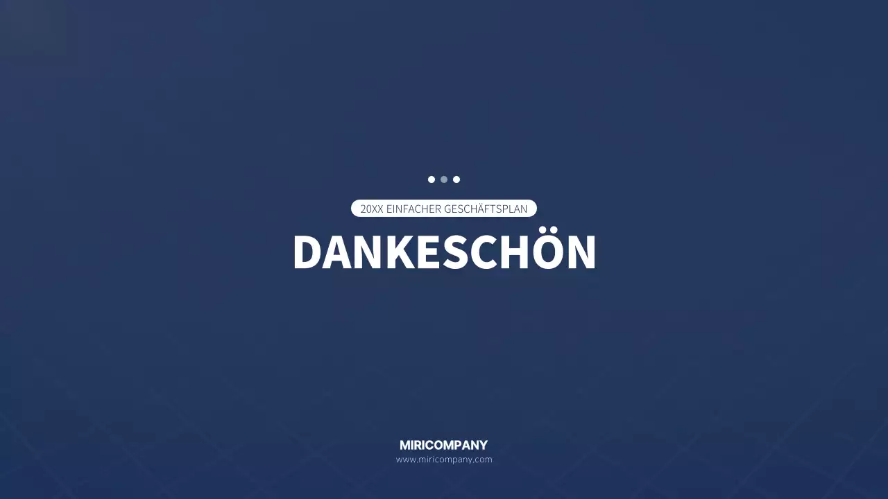 Vorlage für einen einfachen Geschäftsplan