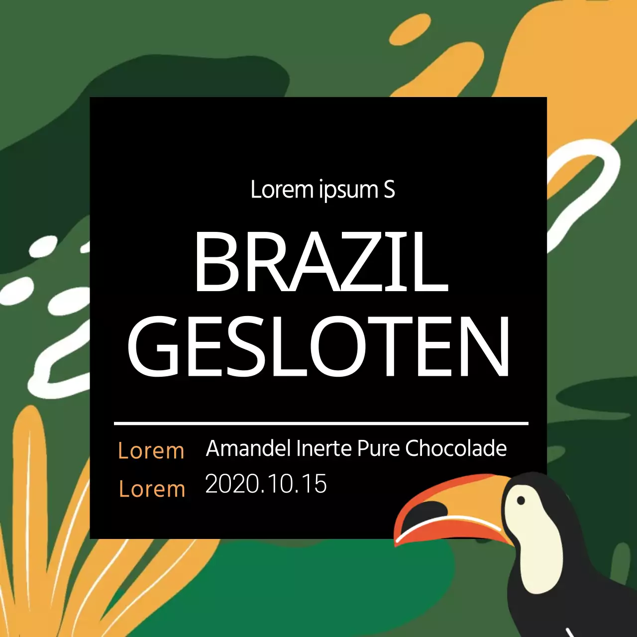 Koffieboon etiketten