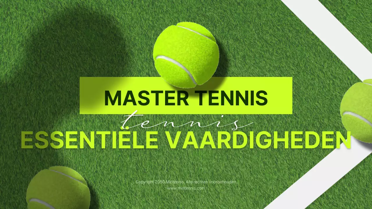 Introductie van het groene tennisbaanconcept tennisspecial moves