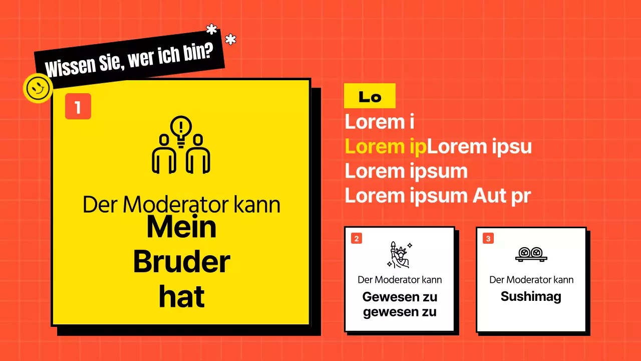 Minze und gelbes Spielthema für die Freizeit
