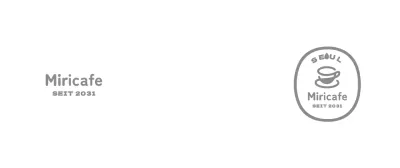 Einfache Kaffeehaus-Logo-Tasse