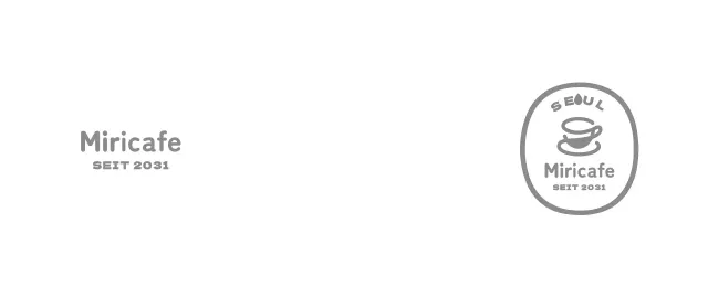 Einfache Kaffeehaus-Logo-Tasse