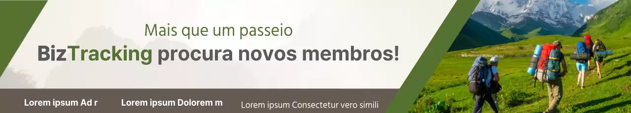 Recrutamento de novos membros para a Sociedade de Montanhismo