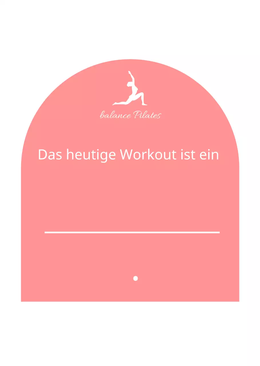 Rosa-weiße Trainingsschilder des Tages