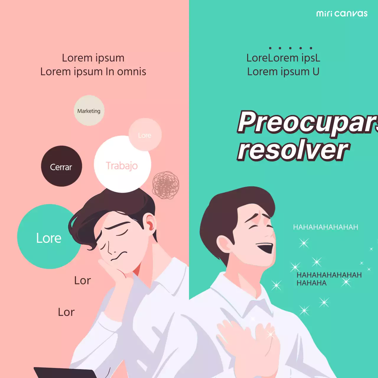 Explicación de los consejos de uso de la bonita lona previa de color menta y rosa