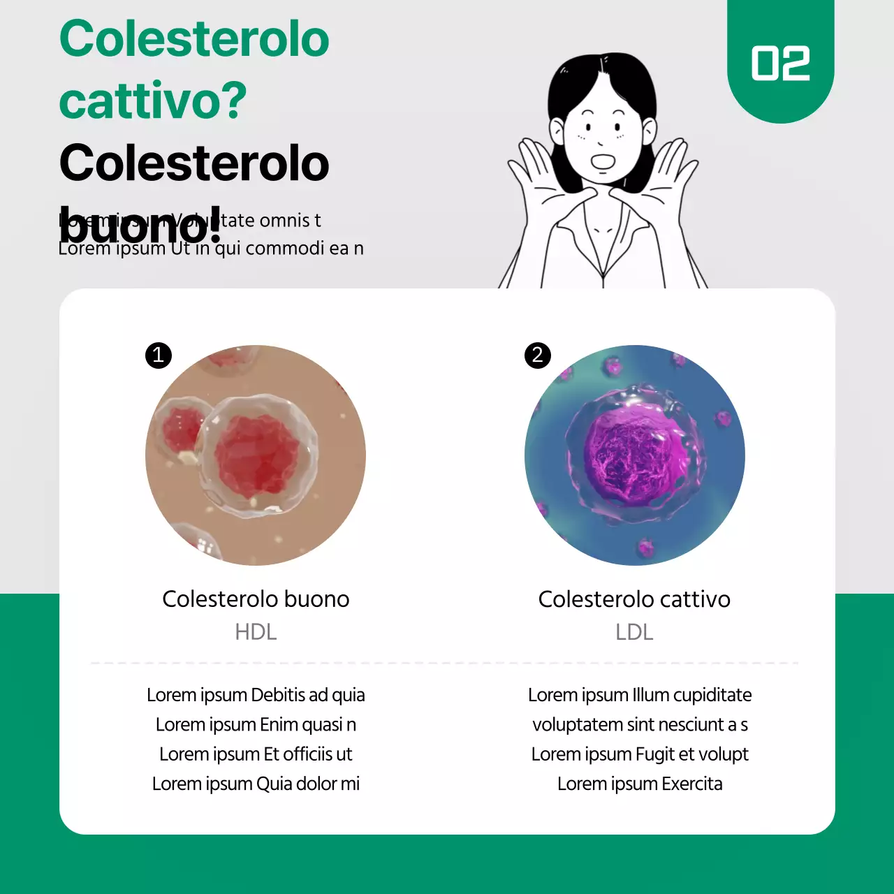 I fatti sul colesterolo nella carta verde e neraNews