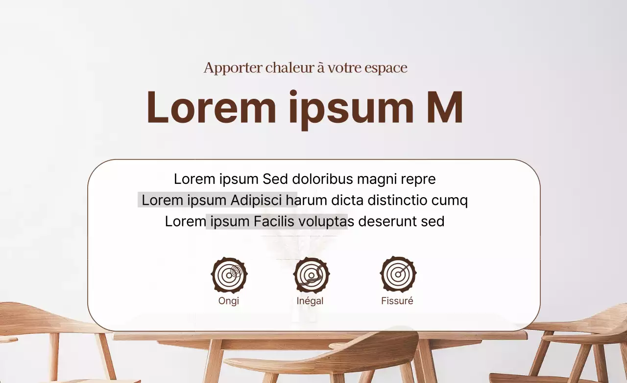 Surligné dans la photo marron Liste de contrôle des meubles en bois massif soignés