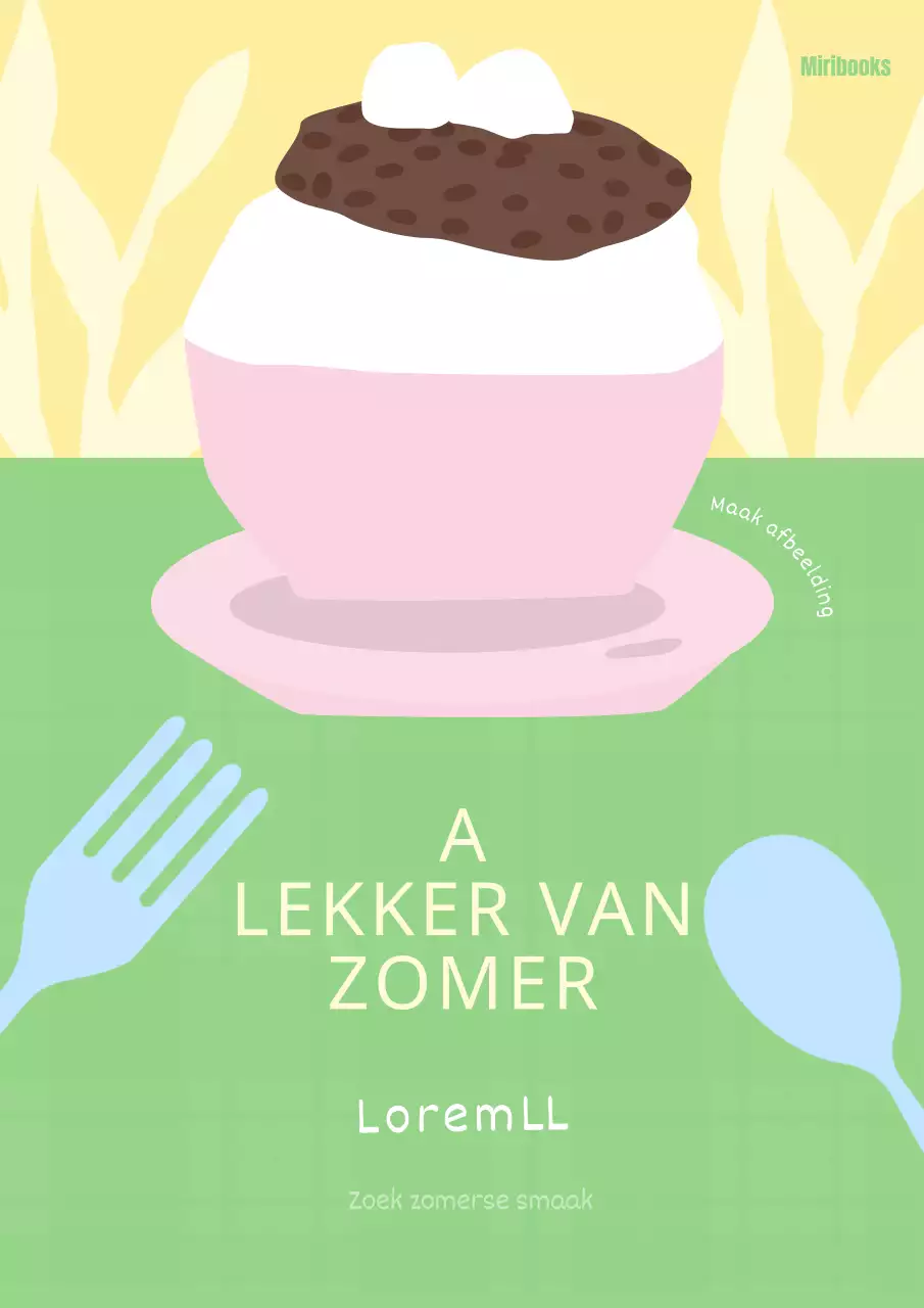 Een zomers Essay in roze en limoengroen