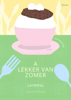 Een zomers Essay in roze en limoengroen