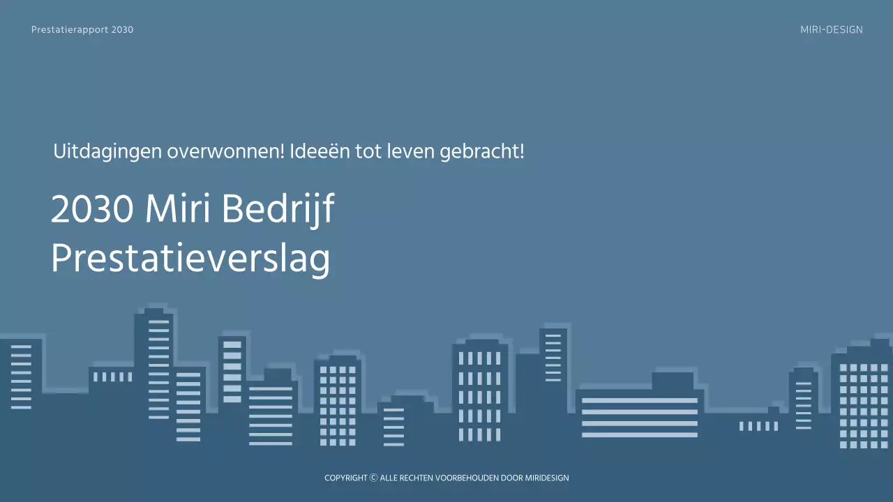 2030 scorekaart sjabloon