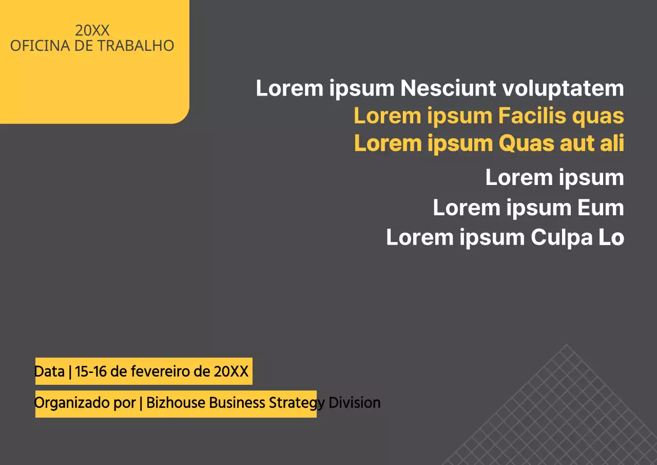 Workshops do primeiro semestre