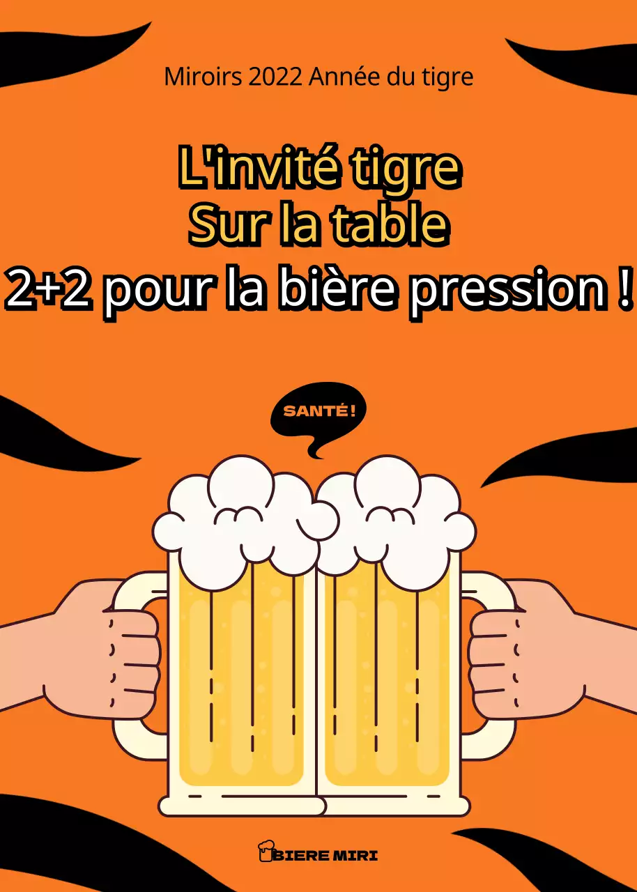 Tigre sauvage Année 2022