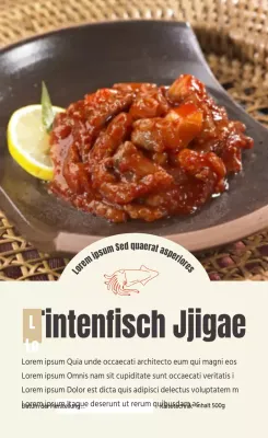 Meeresfrüchte Tintenfisch Jjigal