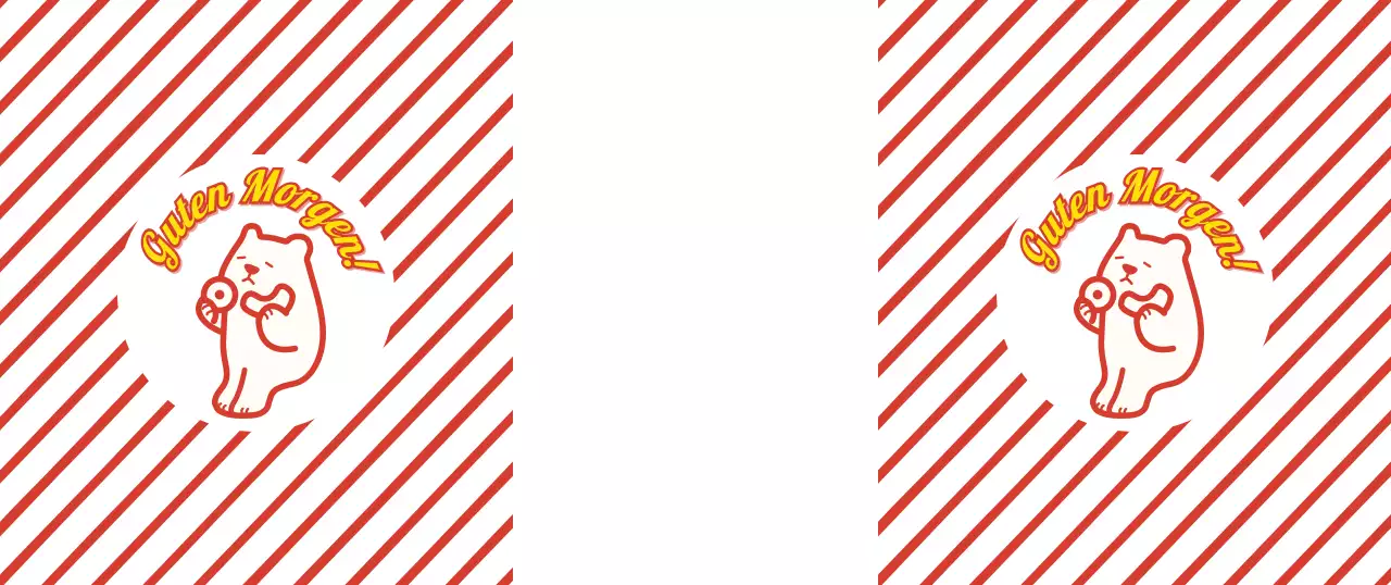 Illustrierte Tasse Strictly Bear