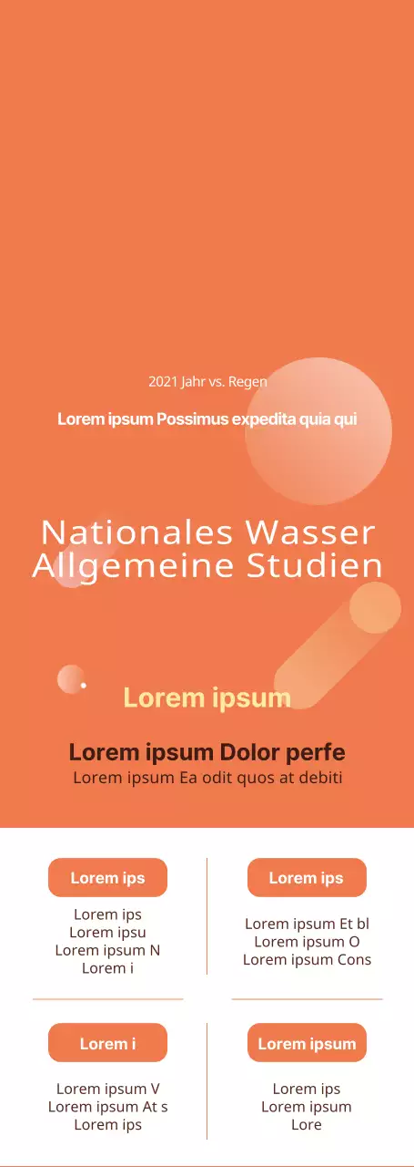 Sauberes Orange und Weiß zur Ankündigung und Bewerbung von Ausbildungseröffnungen