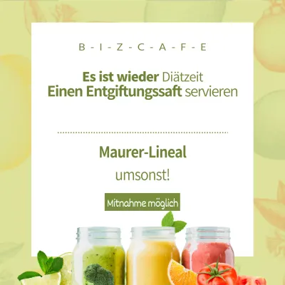 Einführung von Entgiftungssäften