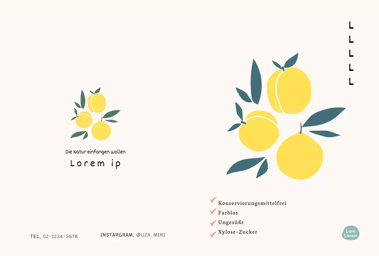 Werbung für ein gelbes Citronella-Produkt