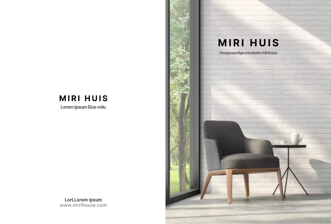 Witte moderne interieur ansichtkaart voor product introductie