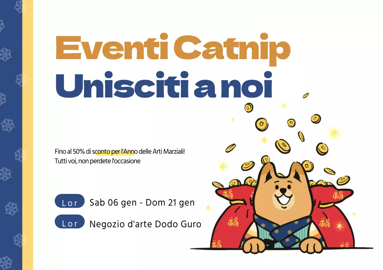 Eventi con l'erba gatta
