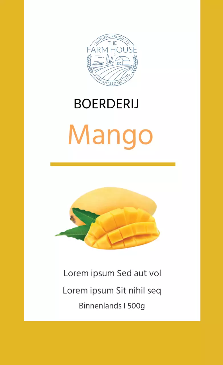 Mango etiket