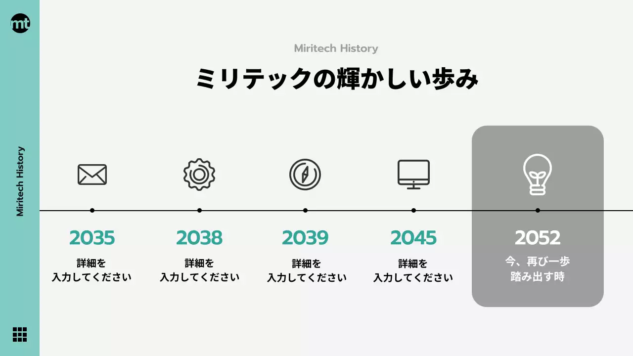 ミント モダン ビジョン 計画書 プレゼンテーション