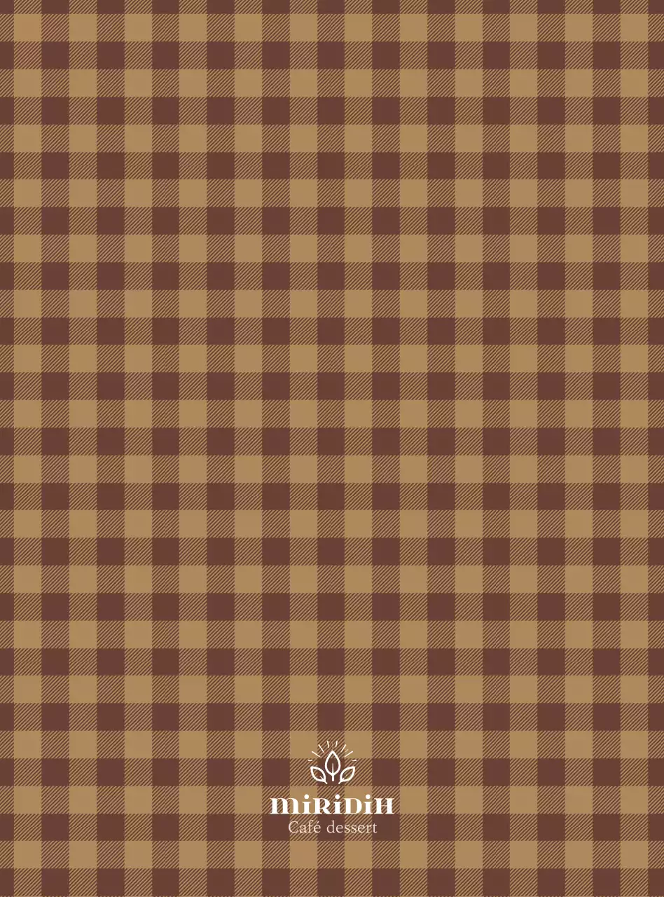 Promouvoir un menu de café simple, blanc et marron