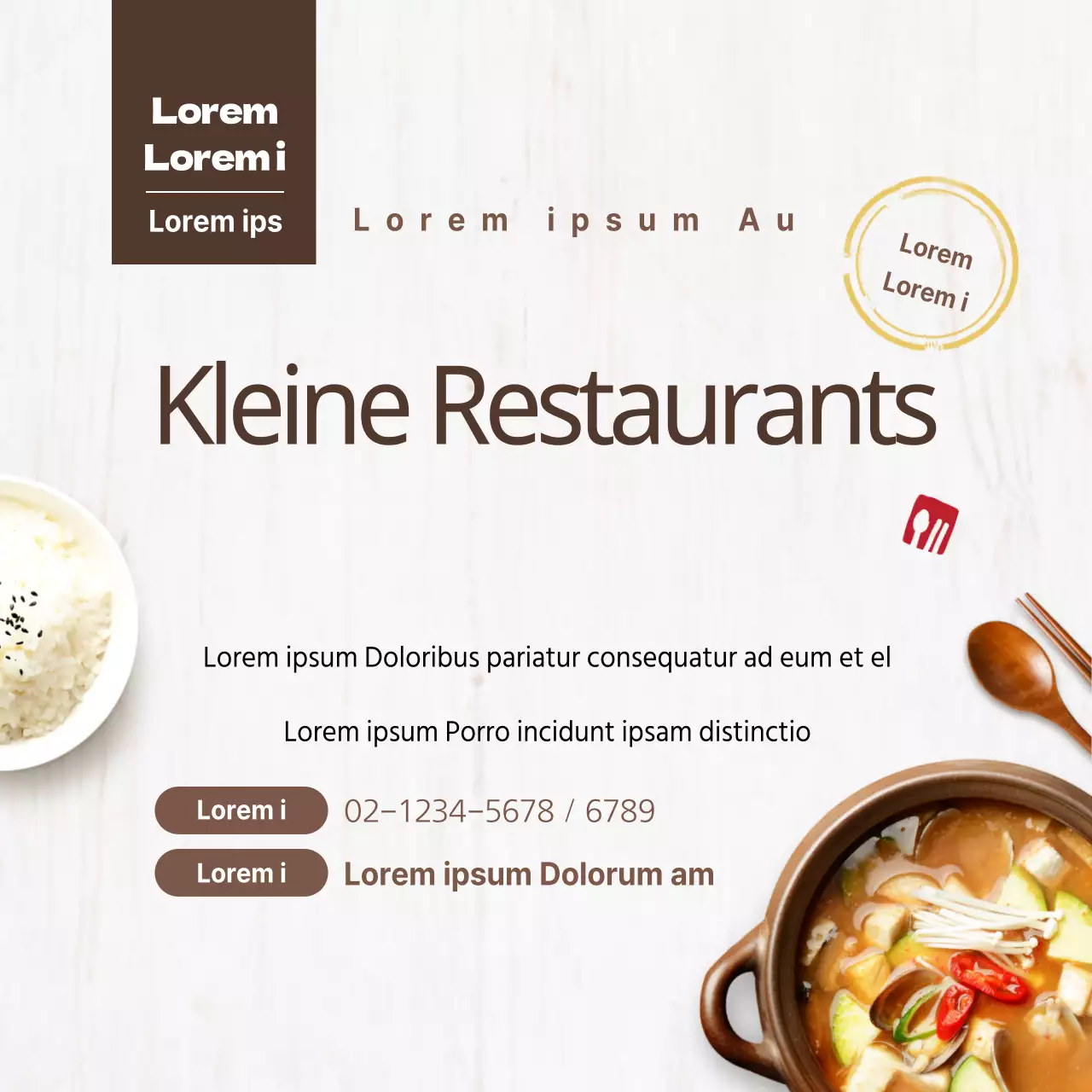 Eröffnung eines koreanischen Restaurants